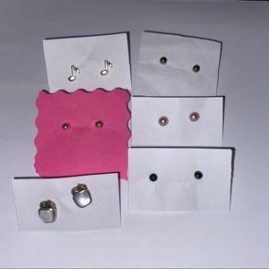 Bundle of 6 pairs of studs